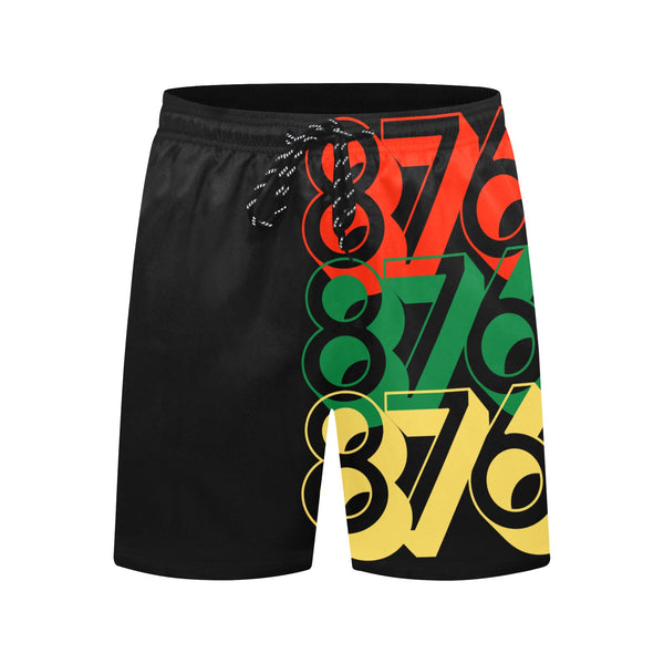 Rep 876 876merch Men's Mid-Length Swim Shorts