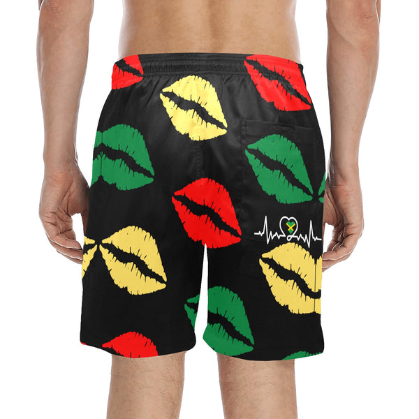 Lips 876merch Men's Mid-Length Swim Shorts