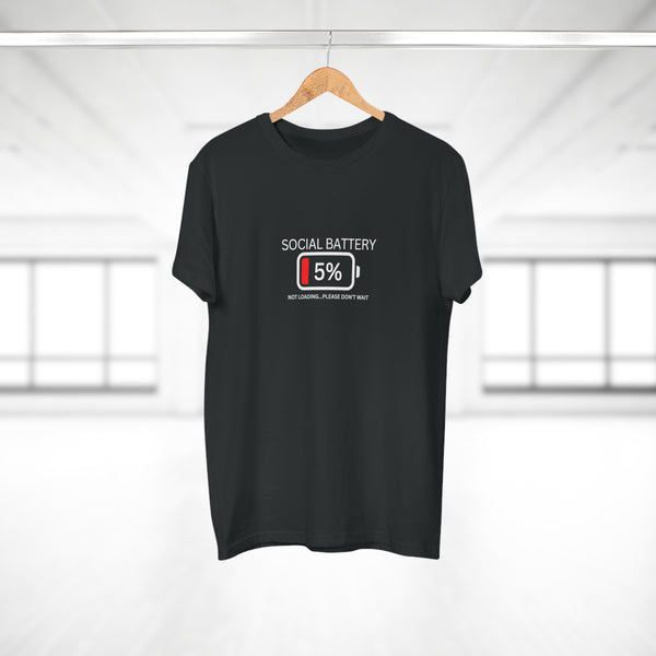 Drained Social Battery Men's Premium Tee