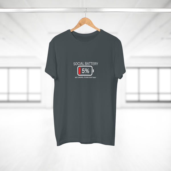 Drained Social Battery Men's Premium Tee