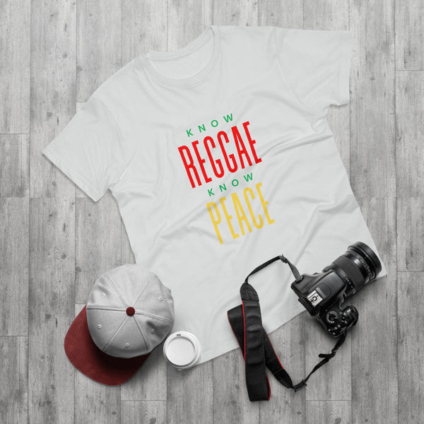 Know Reggae. Know Peace. Men's Premium Tee