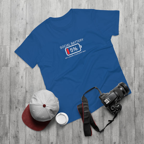 Drained Social Battery Men's Premium Tee