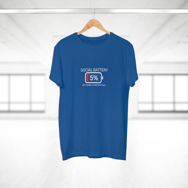 Drained Social Battery Men's Premium Tee