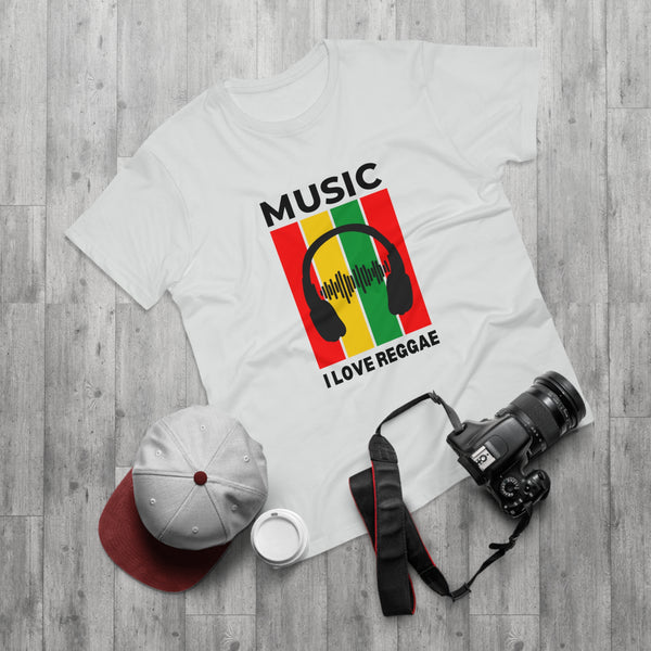 I Love Reggae Music Men's Premium Tee