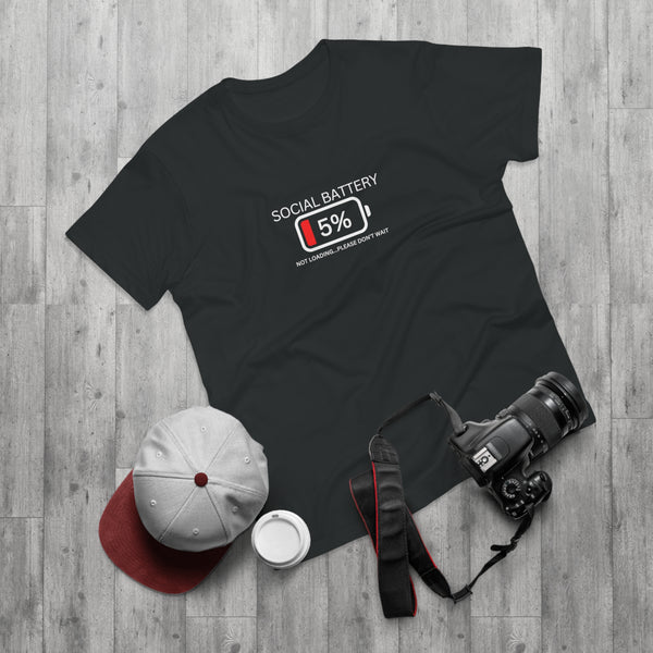 Drained Social Battery Men's Premium Tee
