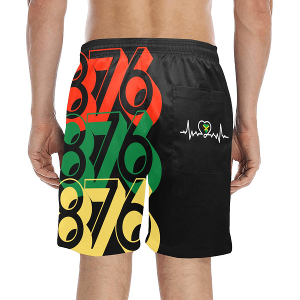 Rep 876 876merch Men's Mid-Length Swim Shorts