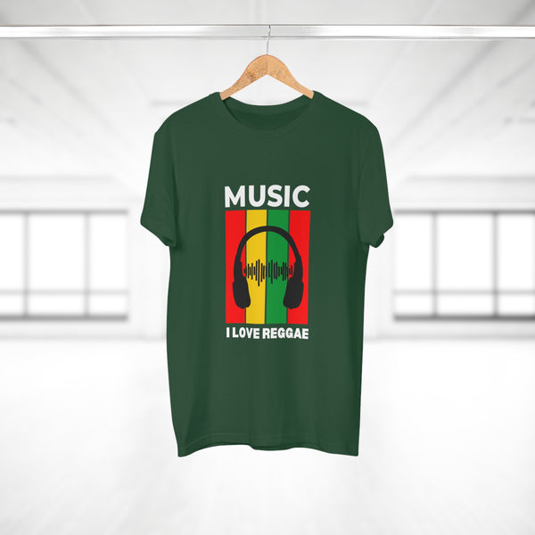 I Love Reggae Music Men's Premium Tee