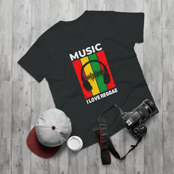I Love Reggae Music Men's Premium Tee