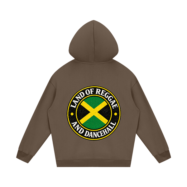 Land of Reggae and Dancehall Streetwear Unisex Fleece Pullover