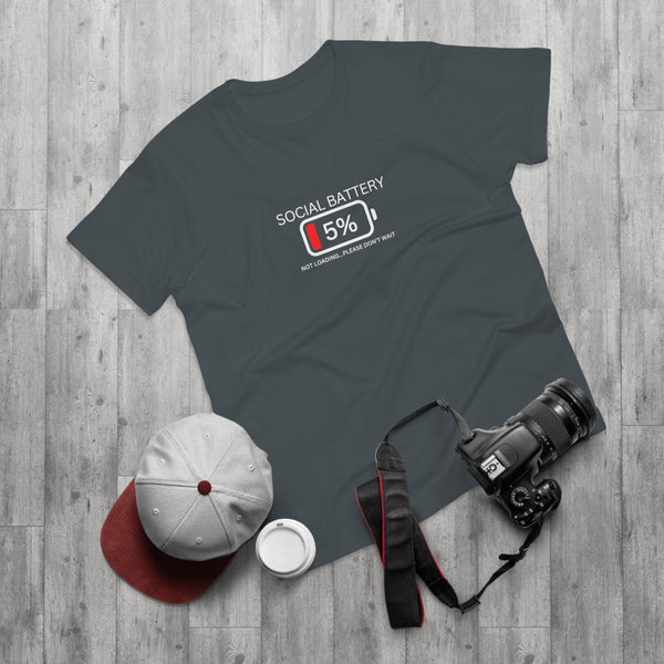 Drained Social Battery Men's Premium Tee