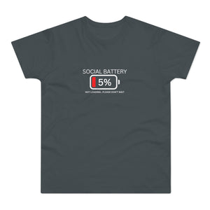 Drained Social Battery Men's Premium Tee