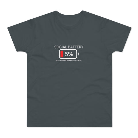Drained Social Battery Men's Premium Tee
