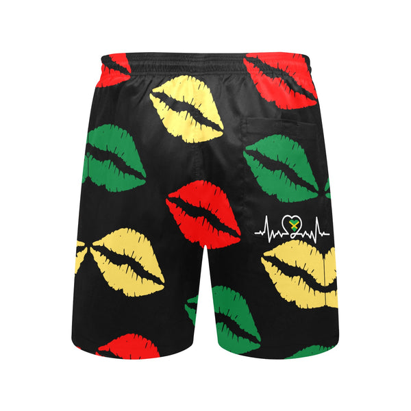 Lips 876merch Men's Mid-Length Swim Shorts