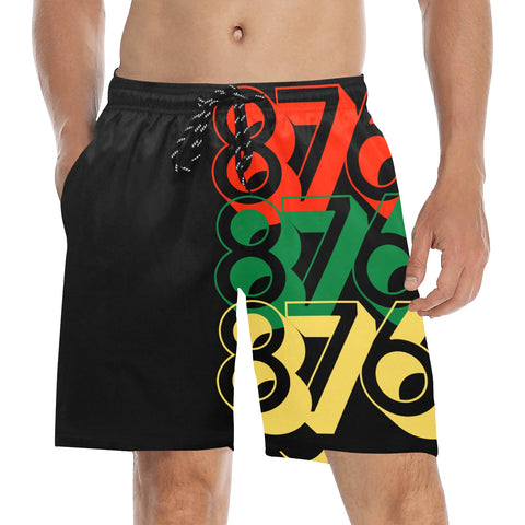 Rep 876 876merch Men's Mid-Length Swim Shorts