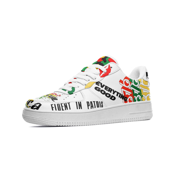 Jamaica Edition Unisex Low Top Leather Sneakers