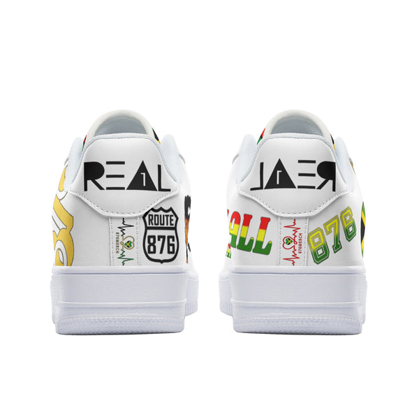 Jamaica Edition Unisex Low Top Leather Sneakers