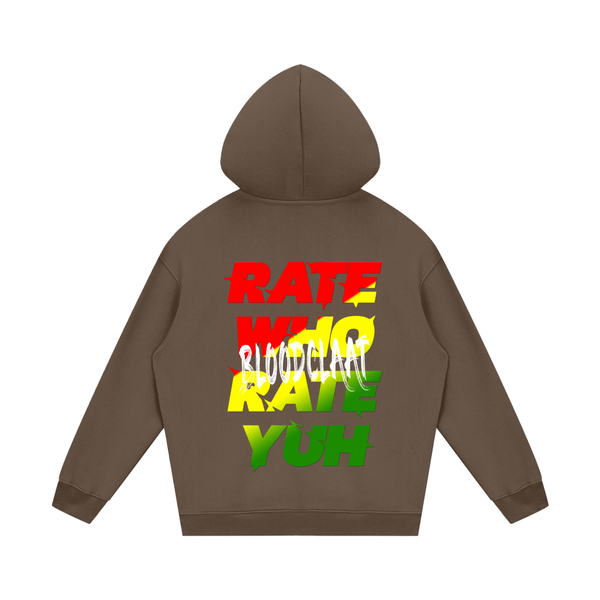 Rate Who Rate Yuh Streetwear Unisex Fleece Pullover