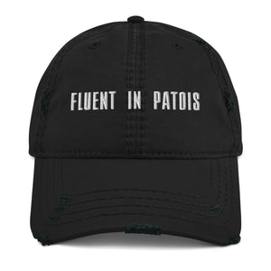 Fluent In Patois Distressed Cap (Unisex)