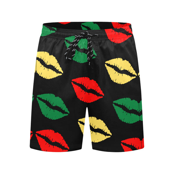 Lips 876merch Men's Mid-Length Swim Shorts