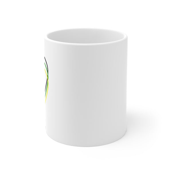 Jamaica Colors Heart Mug 11oz