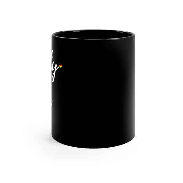 Pretty Plus Tax Black mug 11oz